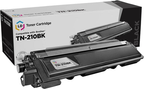 LD Products Compatible Toner Cartridge Replacement for Brother TN210BK (Black) with DCP-9010CN Printers
