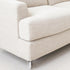 4pcs OSALADI Silver Metal Furniture Support Legs Cabinet Feet Triangle Steel Sofa Table Legs for Dresser Coffee Table