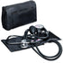 NOVAMEDIC NM-9170-BK Professional Aneroid Sphygmomanometer Blood Pressure Machine and Stethoscope Set, Universal Adult