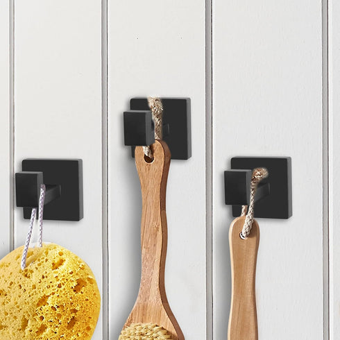 IBosins 4 Pack Towel Hooks Heavy Duty Stainless Steel Hand Towel Holder for Bathroom, Kitchen, Closet