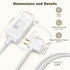 Dimmer 100 Dimmable 300 Incandescent/Halogen,3.3ft 1-Pack DiCUNO Table-Top Plug in Lamp Switch for Table/Floor Lamps