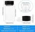 20ml Clear Glass Vials with Screw Caps and plastic Stoppers,Small Lab Sample Vials with Lids, Leak-Proof Liquid Storage Empty Vial. 20PCS by ETTSNU