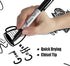 Black Dry Erase Markers, Low-Odor, 108 Count, Chisel Tip for Writing on Whiteboards, School Office Supplies