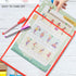 6 (10" 13"), Ufmarine Job Ticket Holders, Pcs Dry Erase Pockets Colorful * Reusable Plastic Sleeves