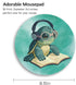 Cute Sea Turtle Mouse Pad, Round Mousepad for Desk, Funny Small Mouse Pads for Wireless Mouse Gaming Work Laptop, Mini
