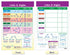NewPath Learning Math Bulletin Board Chart Set, Shapes & Figures, Set of 6