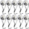 E BAVITE Swivel Swing Magnetic Hook, 60LB Refrigerator Hooks (10 Pack)