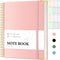 Pink Spiral Notebook - College Ruled, 8.5" x 11", 200 Pages, Large Hardcover Notebooks for School Supplies