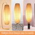 (43.312.67.8inch) Toyvian Paper Floor Lamp Shade Replacement, Modern Tall White Foldable Rice Paper Cover Nordic Style