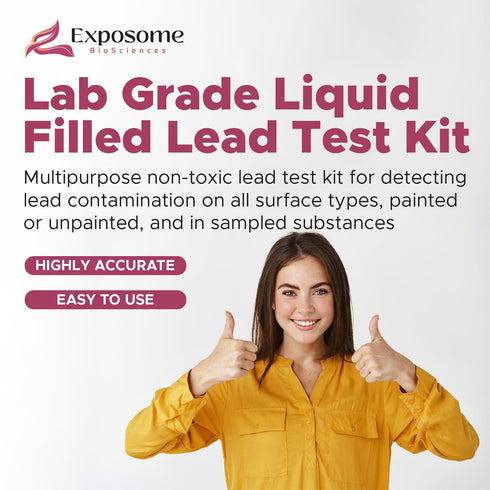 (100 Lead Test Kit for Home Use - New and Improved Lab Grade Lead Tesing Swabs for Testing Lead on All Hard Surfaces