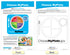 NewPath Learning MyPlate Food Groups Bulletin Board Charts, Set of 8, Laminated, Double-Sided, 12" x 18"