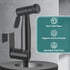 SUS304 Set, Luxury Handheld Bidet Sprayer, Premium Stainless Steel Bathroom Bidet Attachment Baby Cloth Diaper Sprayer