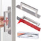 Self-Stick Adhesive Cabinet Handles - 6" Stainless Steel No-Drilling Handles for Cabinet Door, Window, Drawer &