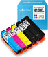 myCartridge Remanufactured Ink Cartridge Replacement for Epson 410XL 410 XL, 5 Pack for Epson XP-7100 XP-640 XP-830
