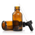 Yesker Amber Glass Bottles for Essential Oils, 60 ml (2oz) with Glass Eye Dropper, Pack of 12