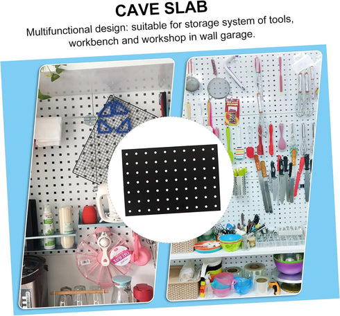 Sturdy Pegboard Wall Organizer - Ideal Tool Board for Garage and Workshop Storage