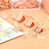 Binder Clips Paper Clamps, Assorted Sizes Set for Office, School, and Home Supplies (Rose Gold)