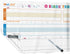 Handwriting Practice Dry Erase Board - Blank Tracing, 42x16 in, Removable Whiteboard for Classroom & Home Use