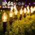 25.7 C9 20 20 Commercial Brightown Christmas Pathway String Lights Outdoor - Ft. Clear Lights with Stakes Connectable
