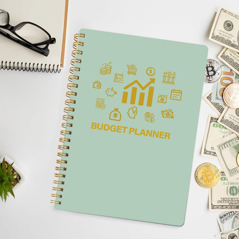 Notebook/Accounting A5(5.8" 8.2") Budget Planner - Monthly Financial Planner Organizer with Expense Budget Book/Expense