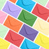 Gift Card Envelopes - Gummed 100-Count Mini Envelopes, 10 Colors, 4 x 2.7 Inches