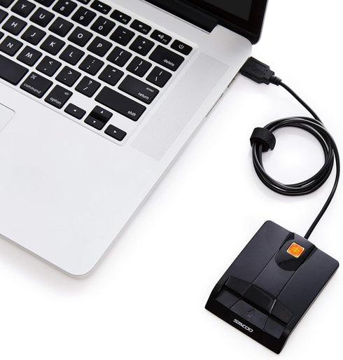 Saicoo DOD Military USB Common Access CAC Smart Card Reader, Compatible with Mac OS and Windows