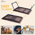 Adjustable Wooden Lap Desks for Bed, Desk with Built-in Cup Holder