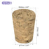 MECCANIXITY Tapered Cork, 22x17x27mm Wooden Leakproof Soft Cork Stoppers for Wine Beer Bottle Crafts Corks Plug Replacement Laboratory Supplies, Dark Wood Color, Pack of 10