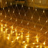 200 9.8 6.6 8 Dazzle Bright Christmas LED Net Lights, FT x FT Connectable Mesh Lights Clear Wire with Lighting Modes