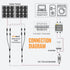 Miniature Circuit Breaker 120/240VAC 16A Double Pole, DIN Rail Mount, Thermal Magnetic AC Disconnect Switch