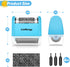 LioNergy Identity Protection Roller Stamp, Identity Theft Prevention Security Stamp with 3 Refills, Blue