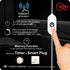 Counter 3Pcs 6500K 1350Lm Under Cabinet Lights Built-in ADIUSTABLE Cable LED Light Bar No Messy Wires! Touch Under