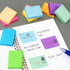 Eastern Wolf Sticky Notes - 1.5x2 Self-Stick Notes in 10 Bright Multi Colors, 20 Pads, 100 Sheets/Pad