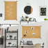 XBoard 24 x 18 Inch Wall-Mounted Office Cork Board with Aluminum Frame