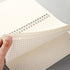 Yansanido Spiral Notebook, 3 Pcs A5 Thick Plastic Frosting Hardcover Graph Paper Journals for Study and Notes - 160