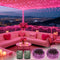 Pooqla Pink String Lights Battery Powered, 4 Pack Total 66.6 FT 200
