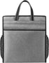 enyuwlcm Oxford Zippered Document Bag, File Tote Bag Pouch with Handle for Carrying Paper Files, 1 Pack (Gray)
