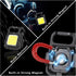 Keychain Flashlights Cob Work Light with 4 Light Modes, Small Emergency Light with Folding Bracket Bottle Opener