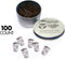 Soda or Iced Tea Cup Shaped Paper Clips, 100 Count Brown, Great for Collectors or Office Gift