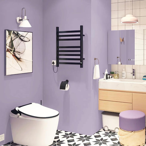 17.7" 118" Yasinet Purple Wallpaper Solid Color Peel and Stick Wallpaper Purple Contact Paper Waterproof Self Adhesive