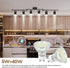 GU10 Dimmable Track Lighting LED Bulbs 40W Equivalent 5W 5000K Bright Daylight White, 6 Packs, 400LM Replacement
