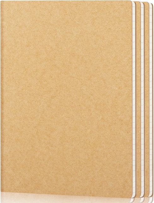EUSOAR College Ruled Notebooks, 3 Pack A4 11" x 8-1/2", 40 Sheets/80 Pages, 100gsm Thick Paper, Bulk Journal for School