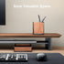 UPERGO Walnut Desk Tray with Pen Holder Set, Natural Wooden Desk Drawer Organizer for Keys, Pen, Watch
