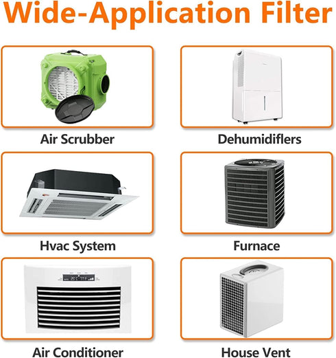 10x10x1 Furnace Air Filters MERV 11, Jaseng 4 Pack AC Filter MPR 1000 & FPR 7 Replacement (Exact Size: 9 3/4"x9