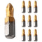 10Pcs PH2 Anti Slip Screwdriver Bit Set, 1/4 Inch Hex 25mm Length Titanium Magnetic Drill Bits for Electric Screwdriver