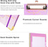 Spiral Clipboard Folio with Refillable Notepad, Cute Clipboard Folder with 5 Dividers and 10 Pockets for School Office