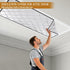 HFYZZ 27" 56" Attic Door Insulation Cover, Energy Saving Attic Stairs Ceiling Shutter Cover with Hook and Loop Strips