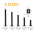 binifiMux 50pcs M6 20mm/ 30mm/ 40mm/ 50mm/ 60mm Crib Hardware Screws, x Black Hex Socket Cap Bolts Barrel Nuts