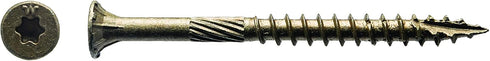 Big Timber 1BTX10312 Wood Screws 10x3-1/2" Inch T-25-Drive Bit, Bronze Star Flat Head (Approx Qty: 55)