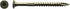 Big Timber 1BTX10312 Wood Screws 10x3-1/2" Inch T-25-Drive Bit, Bronze Star Flat Head (Approx Qty: 55)